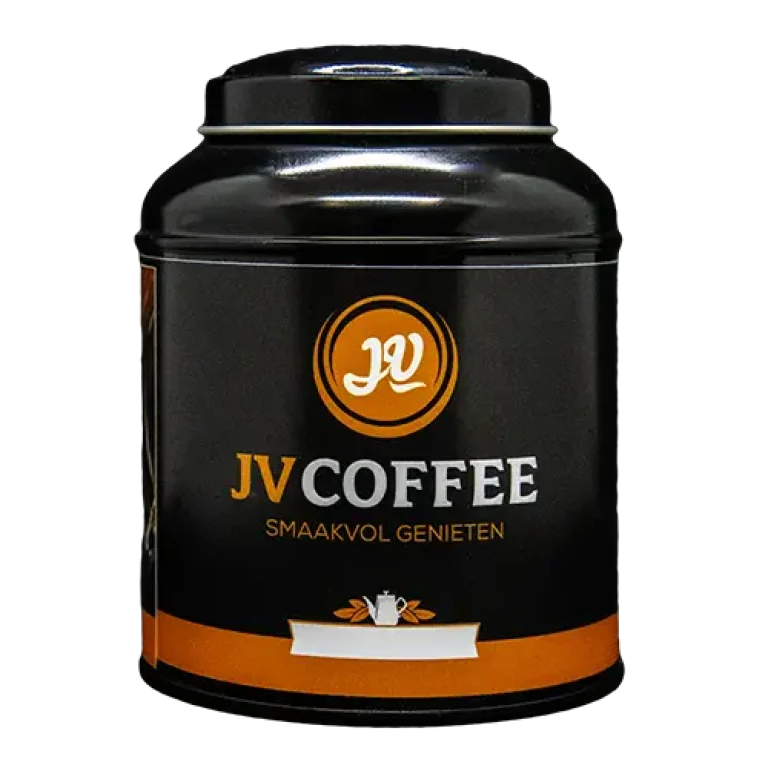 JV Coffee -Thee bewaarblik 100 gram - JV Coffee - Thee accessoires